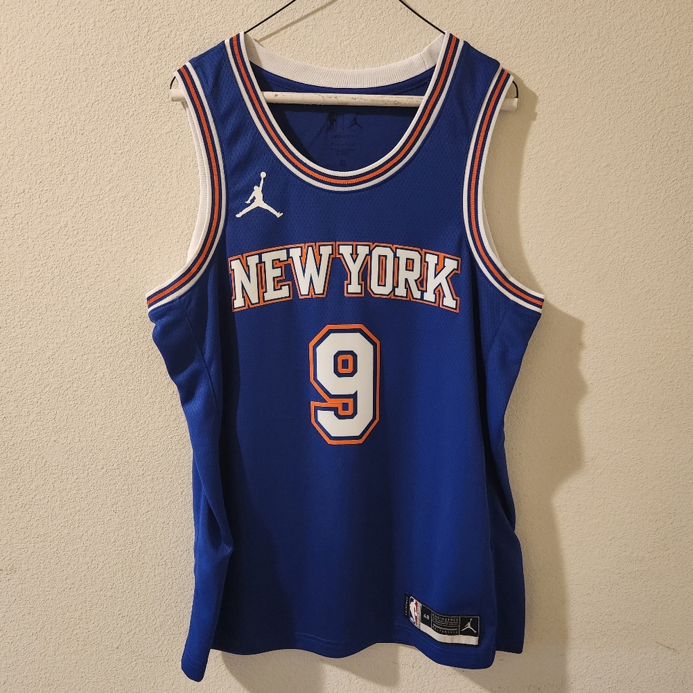 Nike NBA New York Knicks RJ Barrett Basketball Jersey Size Large